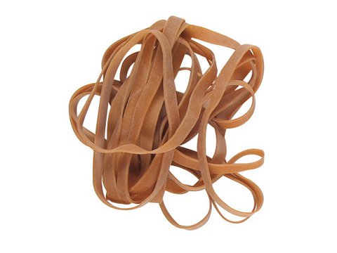 Elastics Alco 130x4mm Naturkarton 500 Gramm