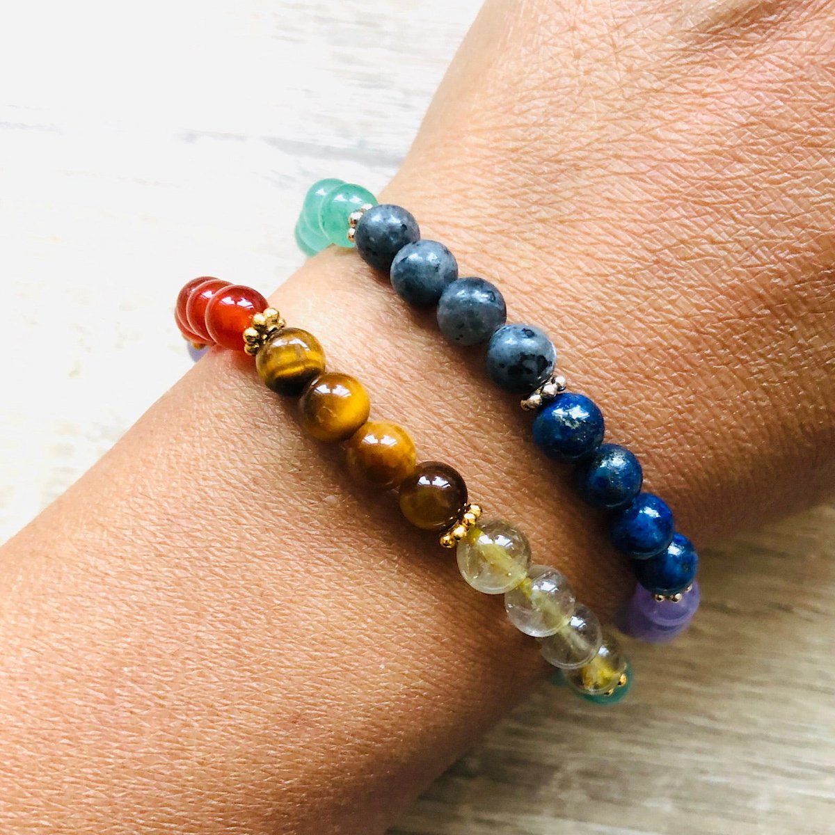 Armbånd 7 chakraer