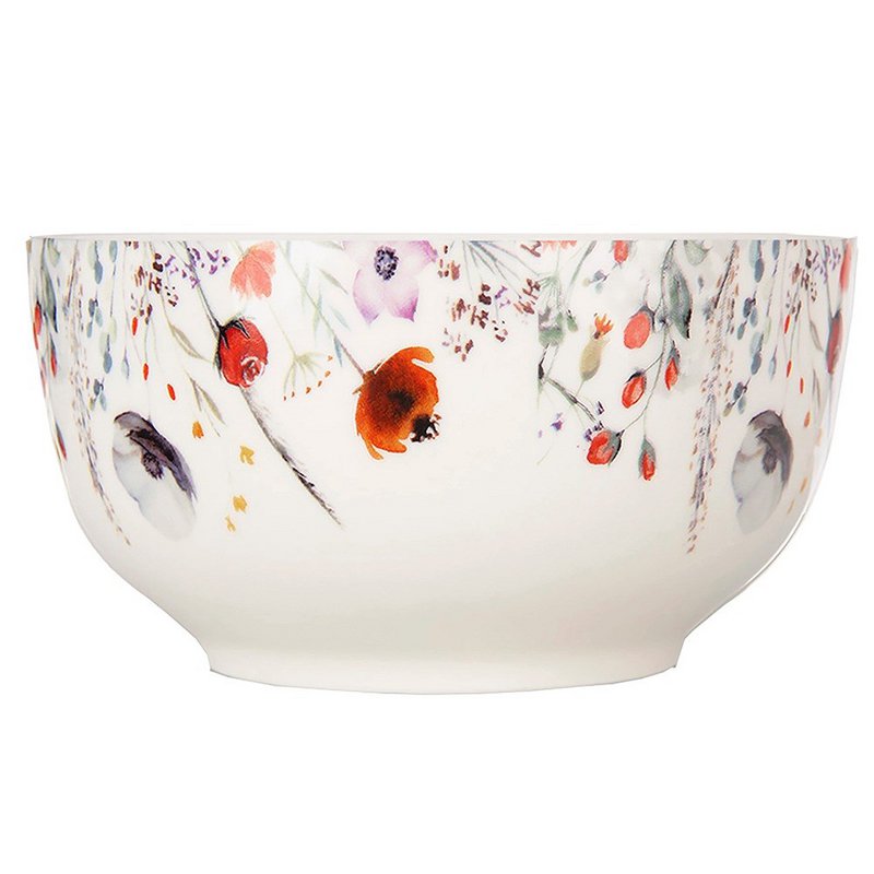 Schüssel Porzellan Mohn 13 cm, 500 ml