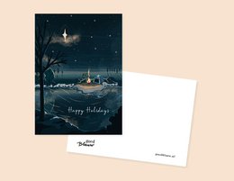 Cartolina di Natale "Campeggio di Natale"
