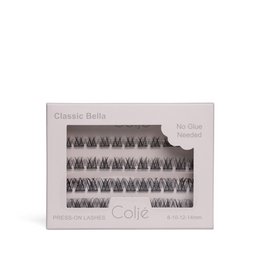 Black press-on lashes, classic style, full volume lashes, makeup accessory, reusable false eyelashes
