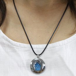 Collar de aromaterapia – Cup Cake – en acero inoxidable y secantes proporcionados – Difusión y aromas – Accesorio de aromaterapia