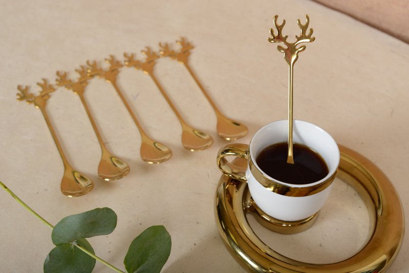 Cerf Golden Spoon - veel van 6