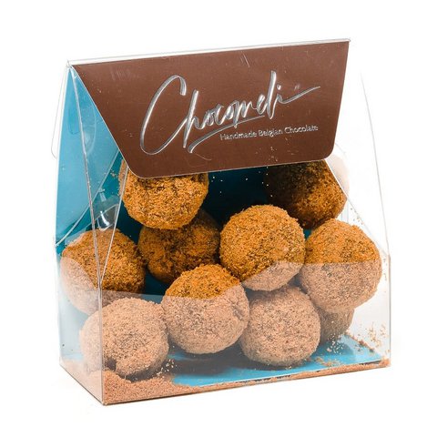 Ballotin von belgischen Schokoladentrüffeln (Spekulatius) 150 Grs