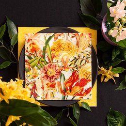 Lunch-Servietten levendige bloemen
