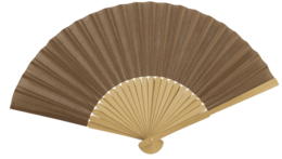 Fan, Natural, 21 cm, bamboo,