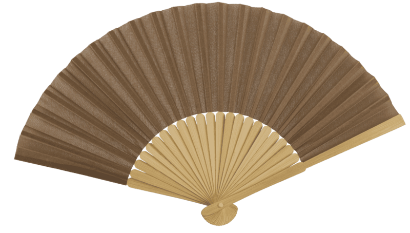 Fan, Natural, 21 cm, bamboo,