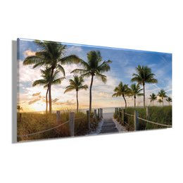 Wandfoto CARIBBEAN 50x100 cm canvas foto op spieraam decoratie modern