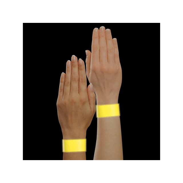 Braccialetti per eventi Sigel super soft 255x25mm giallo fluo 120 pz