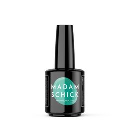 Madam Schick hybrid polish 15 ml in color #23A025. This nail polish is a vibrant green color that can be used for a stylish and modern manicure.