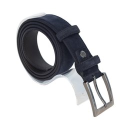 Suede Belt Men Light Brown - Suede Belt Women Light Brown - 3.5 cm Wide
