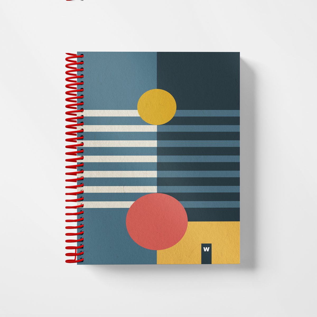 A6 Pocket Farverige Spiral Notesbøger | Linje