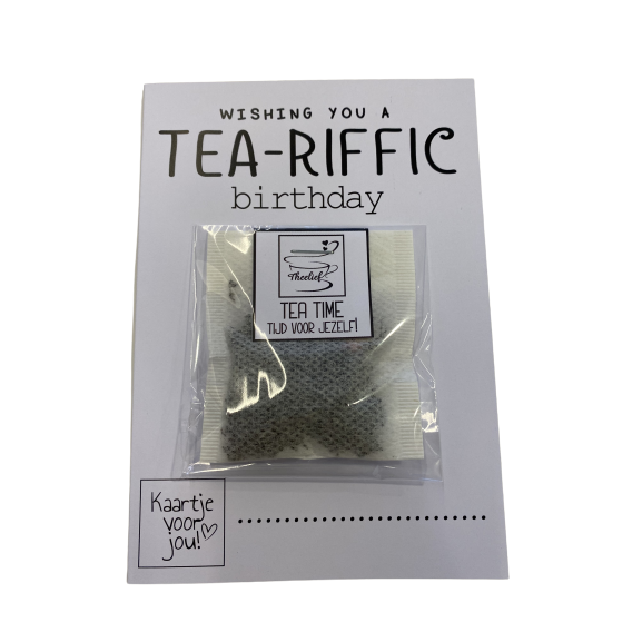 Tea card Tea-riffic