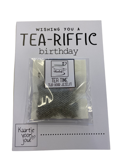 Menu del tè Tea-riff