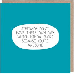 Stepdad You're Awesome Father's Day Card 