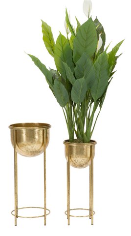 SET 2 BLUMENHALTER GLAM COPPIA CM Ø 27X62-21,5X52 1422770000