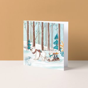 Grußkarte | Weihnachtskarte zum Abenteuer