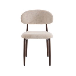Dining room chair Celia Beige Walnut Santi