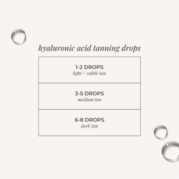 HELIOUX® HYALURONIC ACID SELF TANNING DROPS