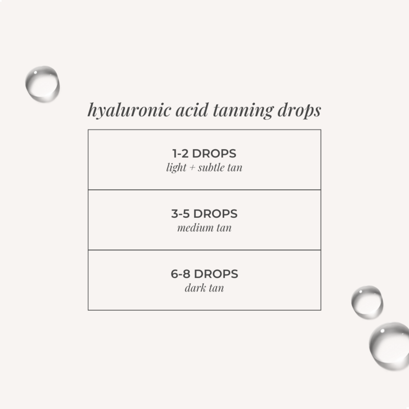 HELIOUX® HYALURONIC ACID SELF TANNING DROPS