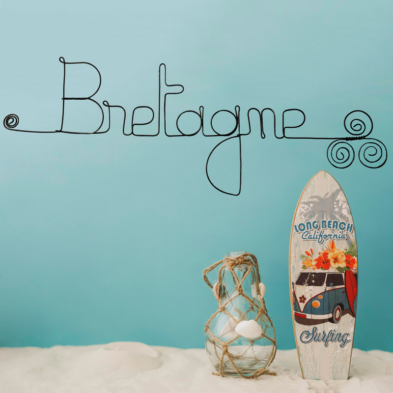Wire Wall Decoration "Brittany" - to pin - Wall Jewelry - Sea/Ocean