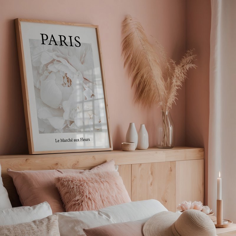 Poster: Paris - Le Marché aux Fleurs