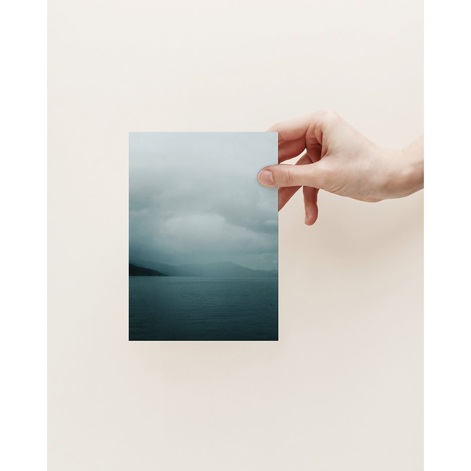 Carte postale Lac dans le brouillard (PK_069)