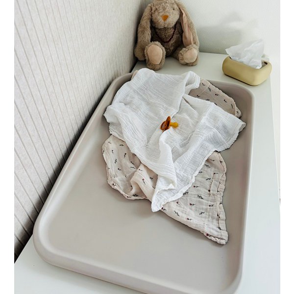 Matelas à langer - Matelas à langer - Coussin d'allaitement - 70CM x 50CM - Taupe