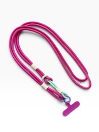 Long cell phone chain 'LINA' - berry