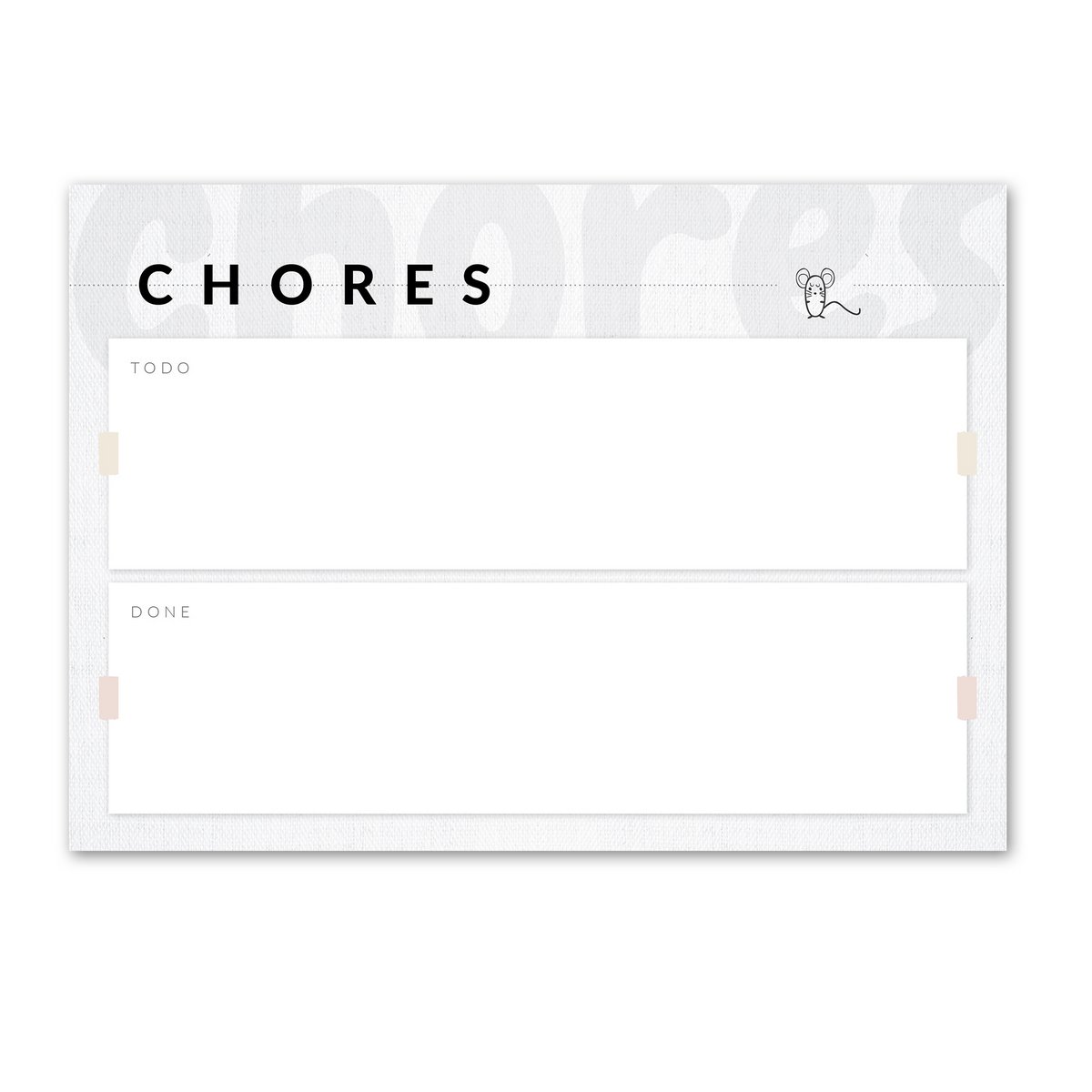 Kids chore chart