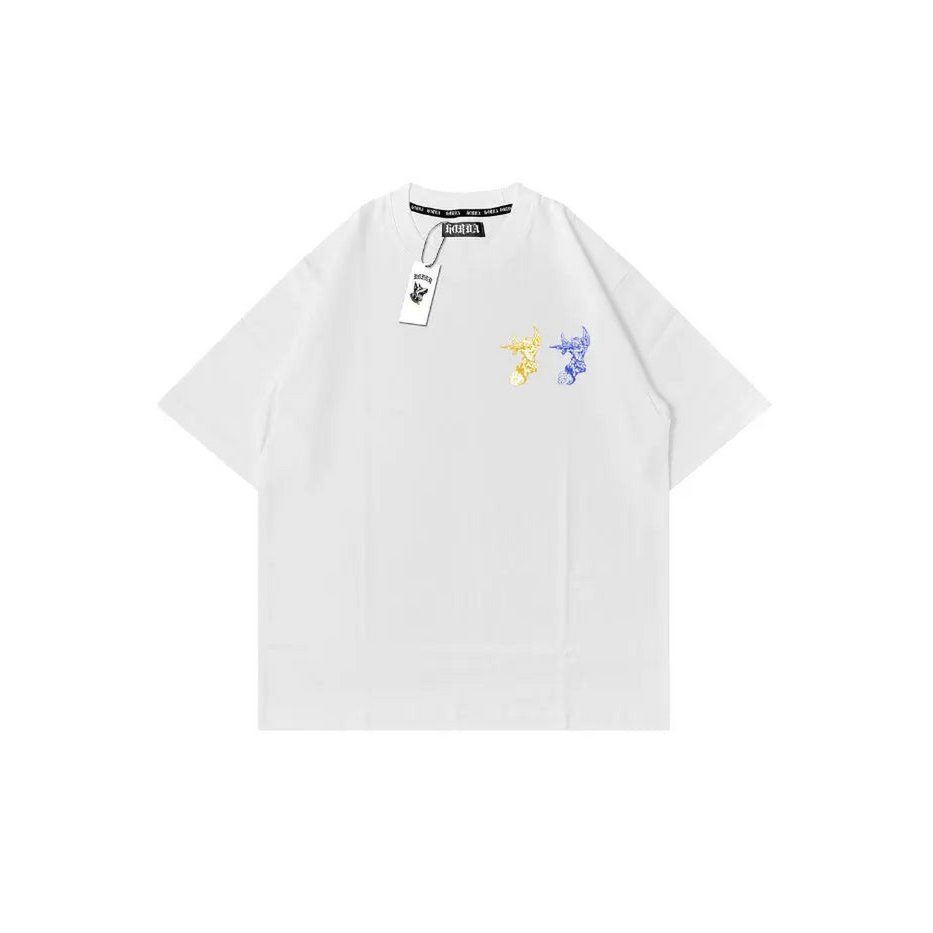 T-shirt Boxy Fit Wild and Free 100% Cotone Made in Italy