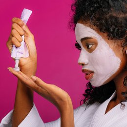 Ametyst ler muddermaske