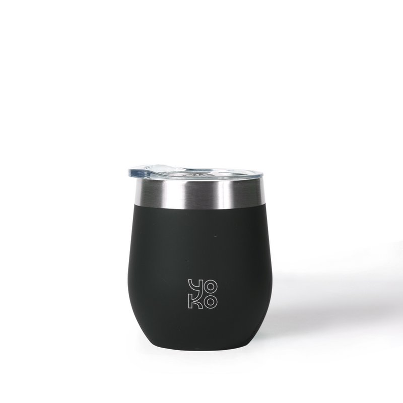 INSULATED MUG with lid 250 ml - Black
