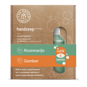 Cadeaubox Handzeep Tabletten – Rozemarijn & Gember