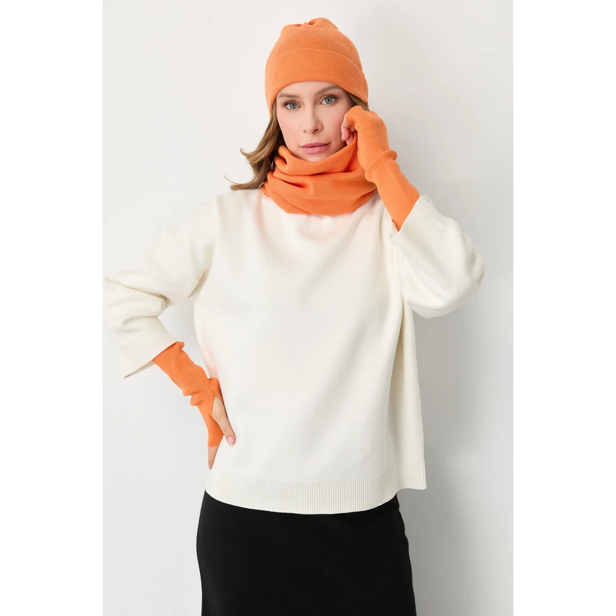 Trio Set (Beanie, Scarm and Arm Warmers)