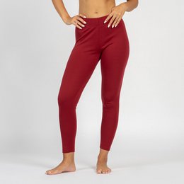 Women's Leggings 250 Merino Royal Cherry
