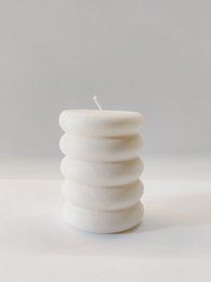 Disks Large candle | rapeseed wax