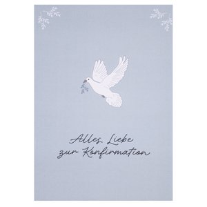 Postkarte - Alles Liebe zur Konfirmation