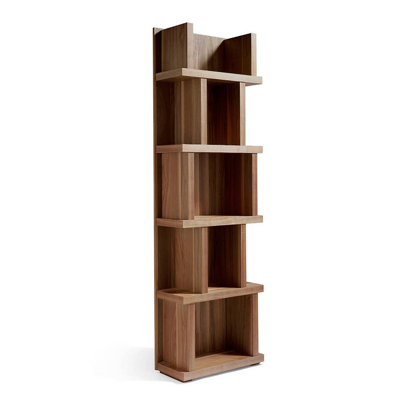 Walnussfarbenes Holzregal