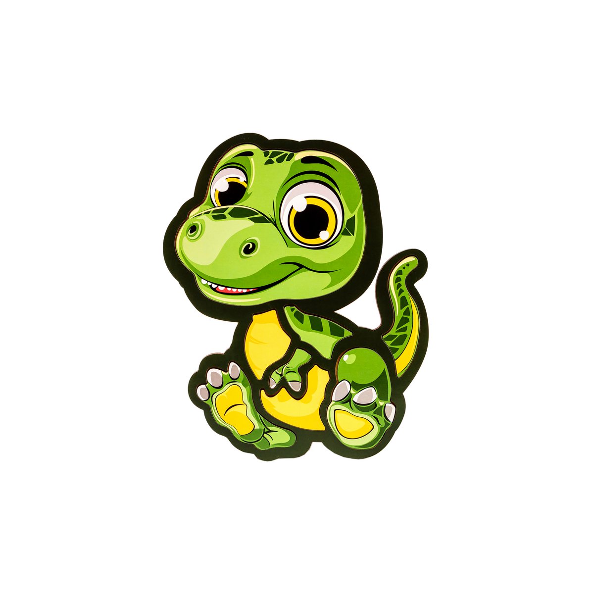 Wooden Dinosaur Puzzle for Kids