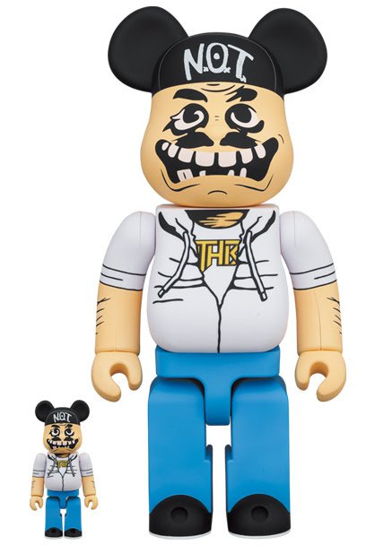 400% & 100% Bearbrick set - Notman (Anthrax)