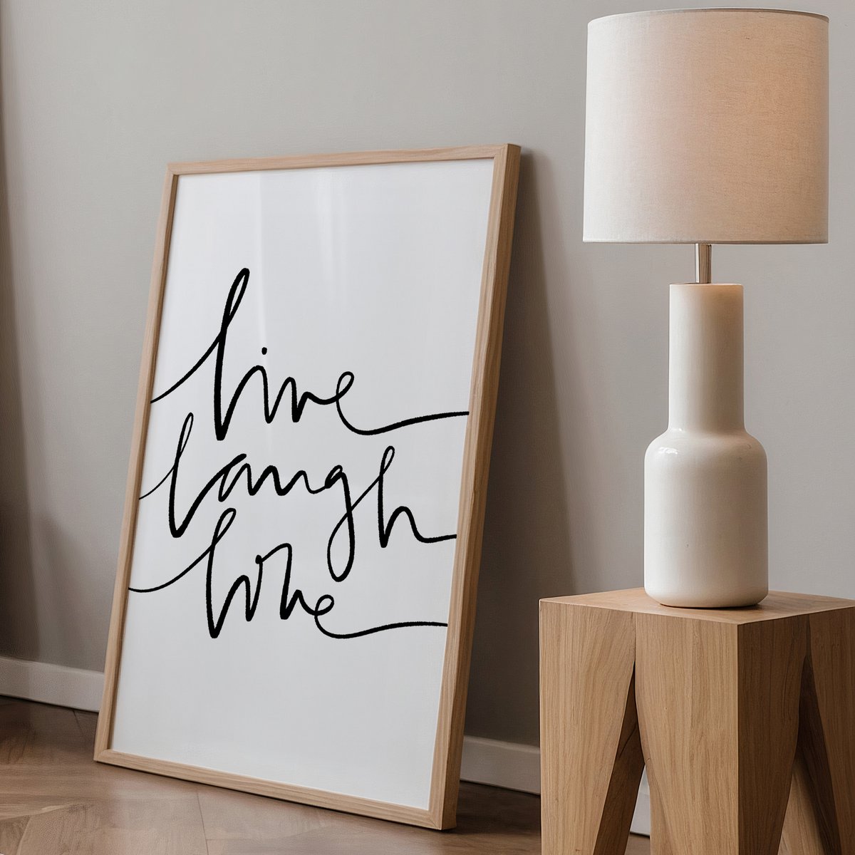 Poster: Live Laugh Love