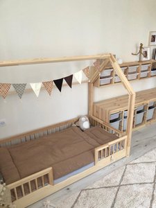 Bettwäsche-Set aus Bio-Musselin: Bettdecke und Kissen aus GOTS-Baumwolle, geschlechtsneutrales Geschenk zur Babyparty, 130 cm x 100 cm