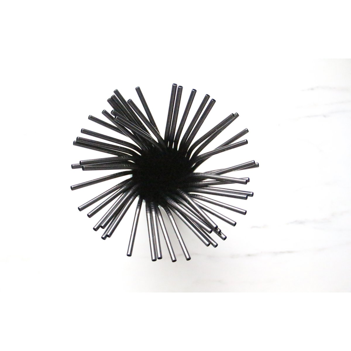 Black Bent Drinking Straws - 50 pack