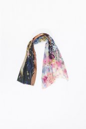 Scarf Wool/Silk - Otra Cosa - Frida Pink Roses - 4746