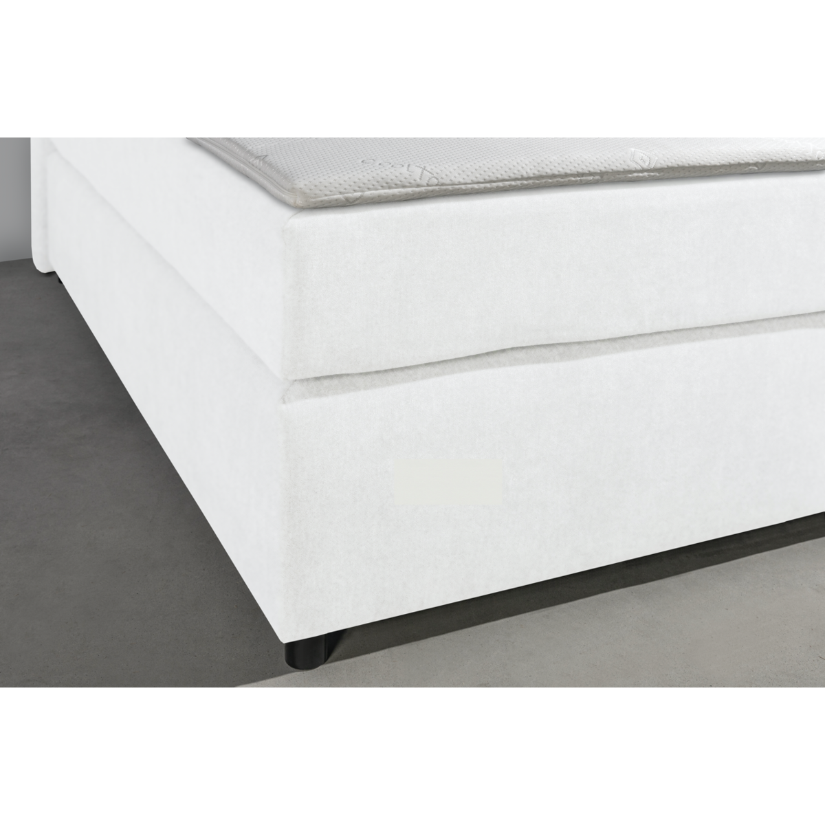 Mörgenn Boxspring Parga Aspecto de cuero - Juego completo