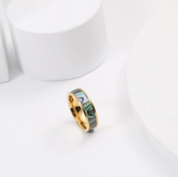 Cosmo - Ringband aus Abalone-Muschel