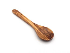 Lepel 14 cm handgemaakt van olijfhout