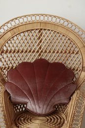 Almohada de concha de terciopelo “Cosmic Pearl”