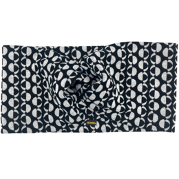 Twist Hoofdband - Stippen Minimalistisch Zwart Wit, Ponte Jersey